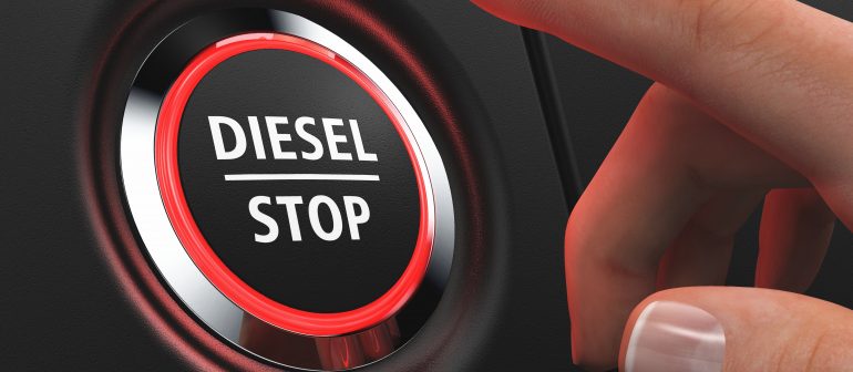 Diesel-Stop-Knopf