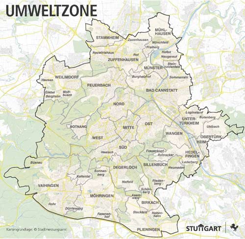 Umweltzone Diesel Fahrverbot Stuttgart