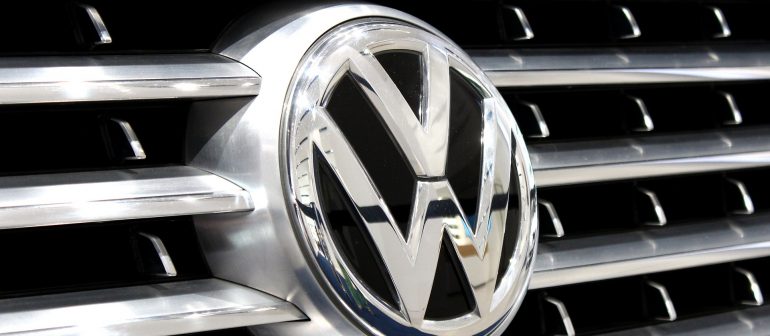 VW-Auto-Kühlergrill